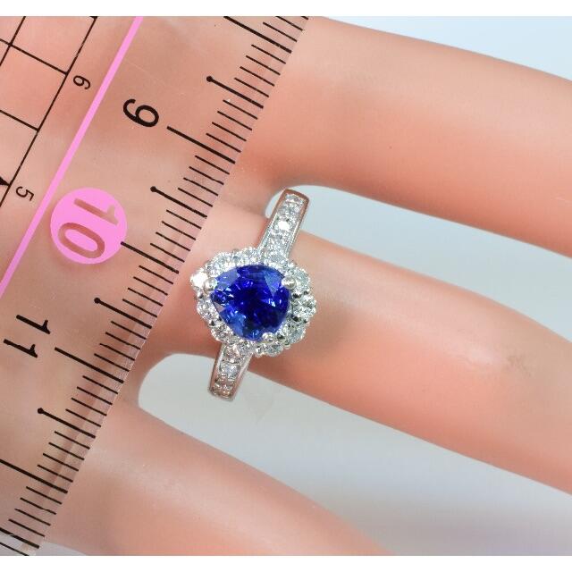 Pt900  サファイヤ　リング　1.74ct   D0.50ct レディースのアクセサリー(リング(指輪))の商品写真