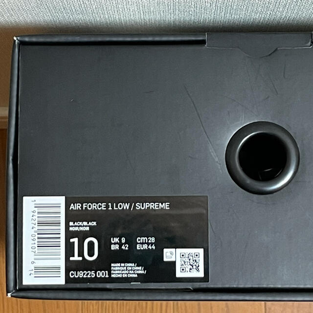 Supreme(シュプリーム)の【ふぁんた様専用】supreme NIKE AF1 ブラック 28.0cm メンズの靴/シューズ(スニーカー)の商品写真