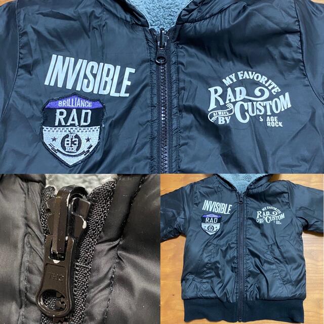 RAD CUSTOM(ラッドカスタム)の値下げ‼️RAD☠️CUSTOM★ラッドカスタム☆リバーシブル・アウター★110 キッズ/ベビー/マタニティのキッズ服男の子用(90cm~)(ジャケット/上着)の商品写真