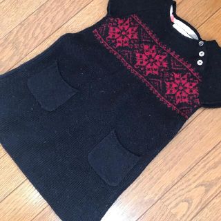 バーバリー(BURBERRY)のBurberry ニットワンピース　2Ｔ(ワンピース)