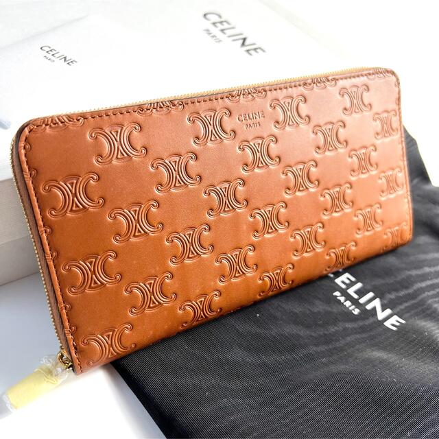 最新情報 celine ジップウォレット 長財布 レザー 日本未入荷【新品未
