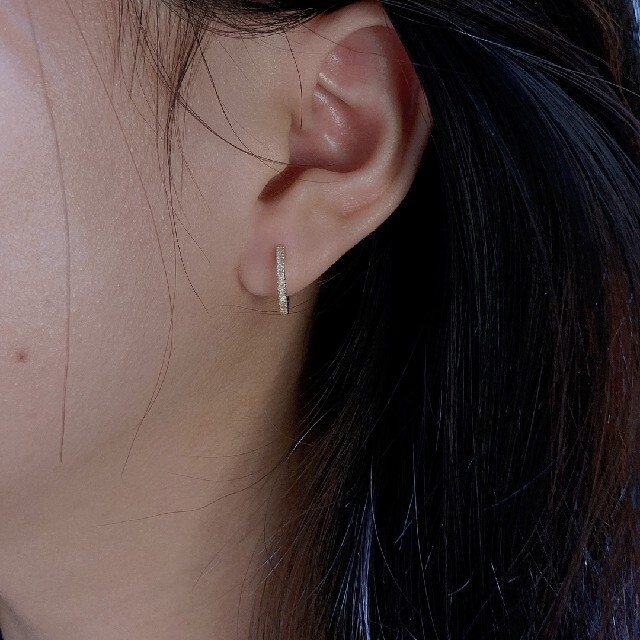 天然ダイヤモンドゆらゆらピアス0.2ct k18 smcint.com