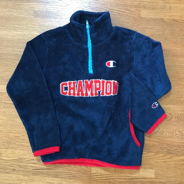 Champion(チャンピオン)のチャンピオンのフリース　紺　120 キッズ/ベビー/マタニティのキッズ服男の子用(90cm~)(ジャケット/上着)の商品写真