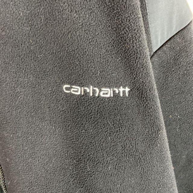 carhartt 古着ブラック 刺繍の通販 by 〜つばさの古着屋〜@フォロー割実施中‼️｜カーハートならラクマ - carhartt フリースジャケット 人気安い