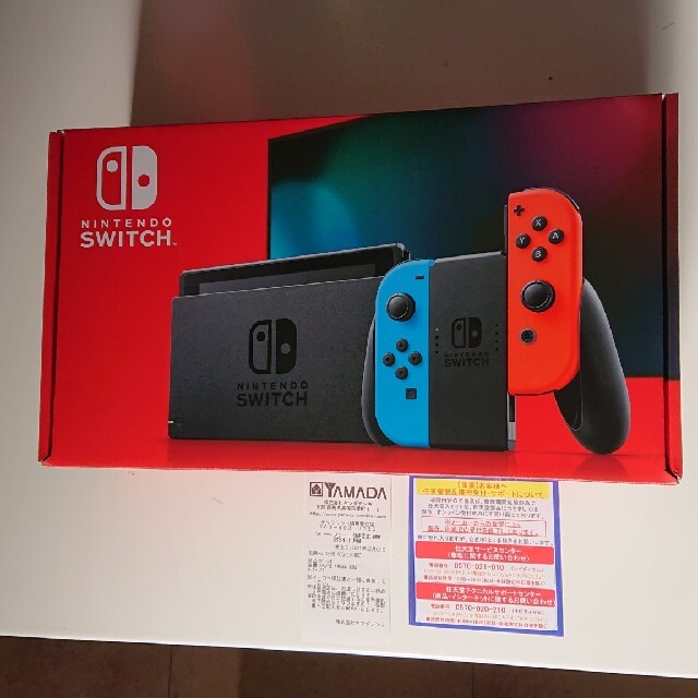 Nintendo Switch JOY-CON(L) ネオンブルー/(R) ネオ pa.pe