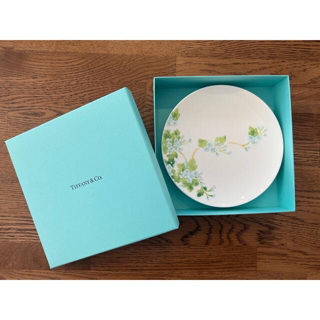 TIFFANY\u0026Co リーフ柄　ペアデザート皿　オーバール皿2セット