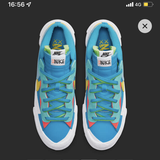 NIKE(ナイキ)のKAWS × sacai × Nike Blazer Low 27.5  メンズの靴/シューズ(スニーカー)の商品写真