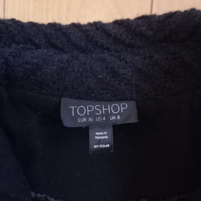 TOPSHOP(トップショップ)のTOPSHOP切り替えPコート レディースのジャケット/アウター(ピーコート)の商品写真