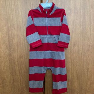 ベビーギャップ(babyGAP)のbabyGapフリースカバーオール　子ども服80(カバーオール)