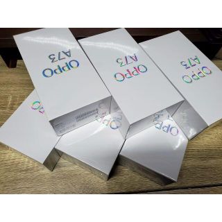 オッポ(OPPO)の新品未開封６台セット★OPPO A73 SIMフリー★ブルー×３、オレンジ×３(スマートフォン本体)