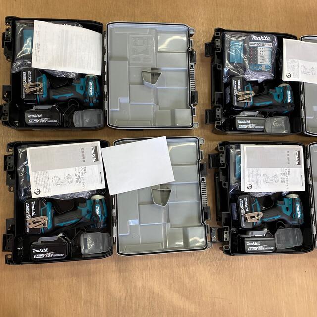 Makita(マキタ)の4個セット　マキタ TD172DRGX ブルー 6.0Ah 18V バッテリー  スポーツ/アウトドアの自転車(工具/メンテナンス)の商品写真