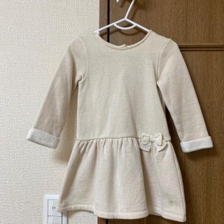 プチバトー(PETIT BATEAU)のプチバトー　ワンピース　24m86(ワンピース)