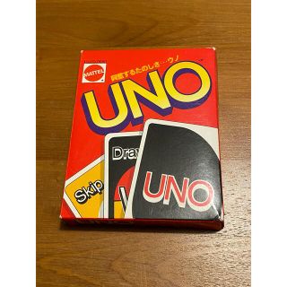 【美品】UNO カードゲーム　説明書付き！(トランプ/UNO)