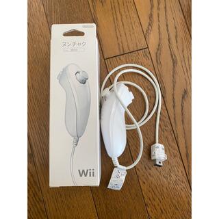ウィー(Wii)のNintendo WII ヌンチャク シロ(その他)
