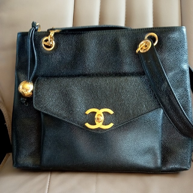 4年保証』 CHANEL - シャネル キャビアスキンバッグ トートバッグ ...