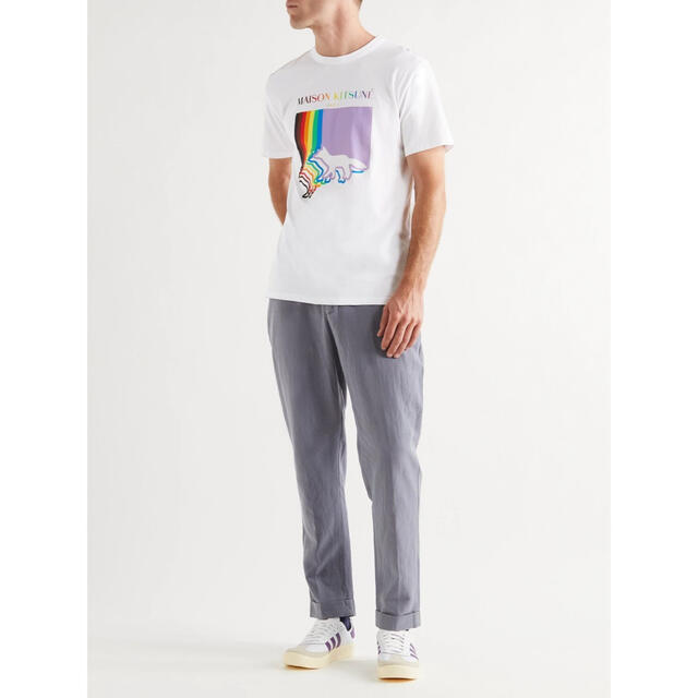 MAISON KITSUNE'(メゾンキツネ)のMAISON KITSUNE×TREVOR PROJECT PRIDE メンズのトップス(Tシャツ/カットソー(半袖/袖なし))の商品写真