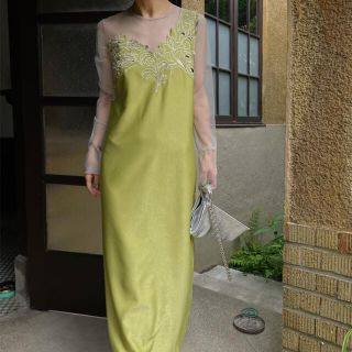 Ameri VINTAGE - 【新品未使用】UND RENEE CUTWORK DRESSの通販 by