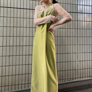 UND RENEE CUTWORK DRESS  ピスタチオ