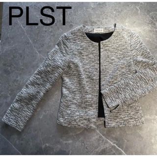 プラステ(PLST)のマイマイ様専用♡PLST プラステ　ツイード　ノーカラージャケット(ノーカラージャケット)