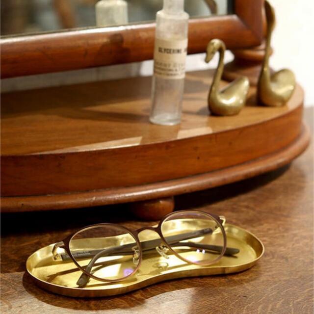 ZARA HOME(ザラホーム)のメガネトレイ インブルーム / inbloom メガネ置き 真鍮風小皿 トレー レディースのファッション小物(サングラス/メガネ)の商品写真