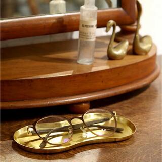 ザラホーム(ZARA HOME)のメガネトレイ インブルーム / inbloom メガネ置き 真鍮風小皿 トレー(サングラス/メガネ)