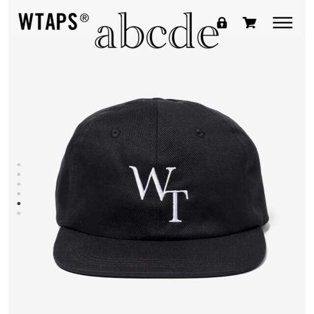 WTAPS  T-6H  03 CAP BLACK