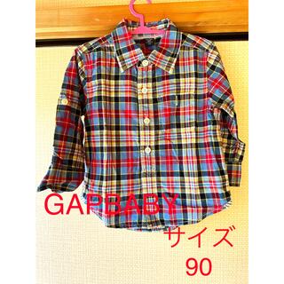ベビーギャップ(babyGAP)のGAP BABY サイズ90 チェックシャツ(シャツ/カットソー)