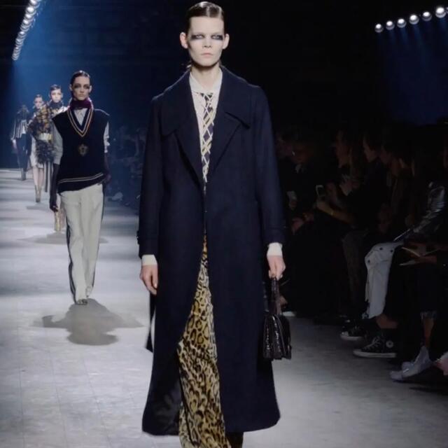 ☆値下げ☆DRIES VAN NOTEN ランウェイ ロングコート ネイビー | フリマアプリ ラクマ