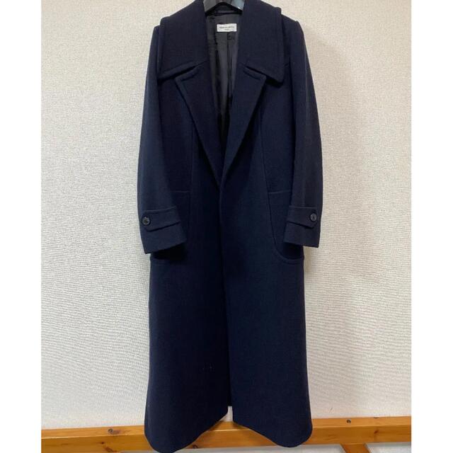 ☆値下げ☆DRIES VAN NOTEN ランウェイ ロングコート ネイビー