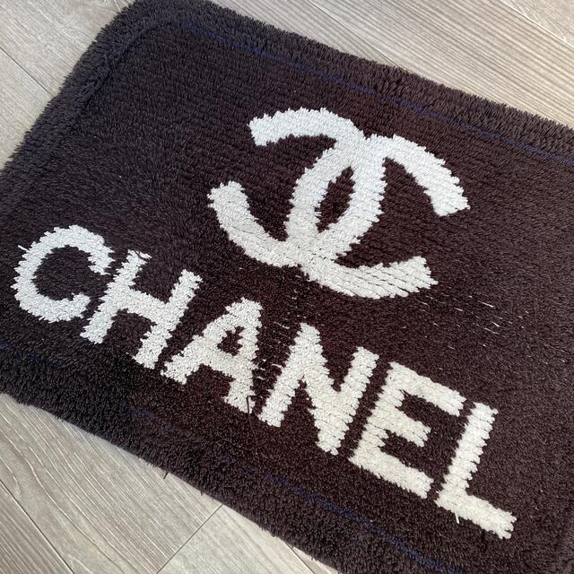 CHANEL(シャネル)のCHANEL ノベルティー  玄関ラグ　マット インテリア/住まい/日用品のラグ/カーペット/マット(玄関マット)の商品写真