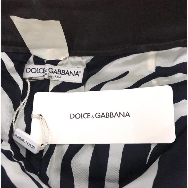 DOLCE&GABBANA(ドルチェアンドガッバーナ)の美品  DOLCE&GABBANA ドルチェ&ガッバーナ レザー パンツ レディースのパンツ(ハーフパンツ)の商品写真