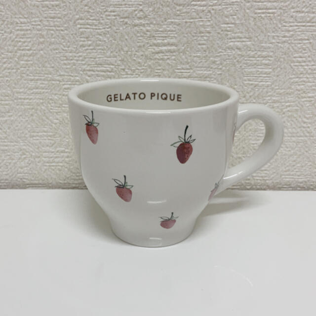 gelato pique(ジェラートピケ)のジェラートピケ　マグカップ　いちご柄 インテリア/住まい/日用品のキッチン/食器(グラス/カップ)の商品写真