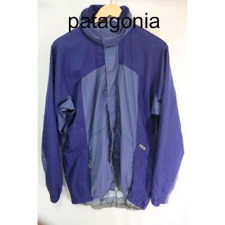 パタゴニア(patagonia)の専用patagoniaマウンテンパーカー/ブルーネイビー希少S(マウンテンパーカー)