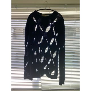 ラフシモンズ(RAF SIMONS)のStefan Cooke Diamond Slashed sweater(ニット/セーター)