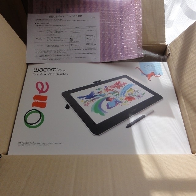 Wacom One 液晶ペンタブレット 13 DTC133W0Dスマホ/家電/カメラ