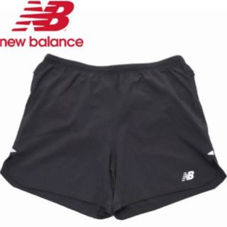 ニューバランス(New Balance)の⭐︎ニューバランス  5インチランニングショートパンツ(インナー付) 黒⭐︎(ウェア)