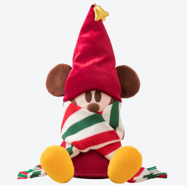 Disney(ディズニー)のディズニー　リルリンリン　ぬいぐるみ　クリスマス　2021 ミッキー エンタメ/ホビーのおもちゃ/ぬいぐるみ(キャラクターグッズ)の商品写真