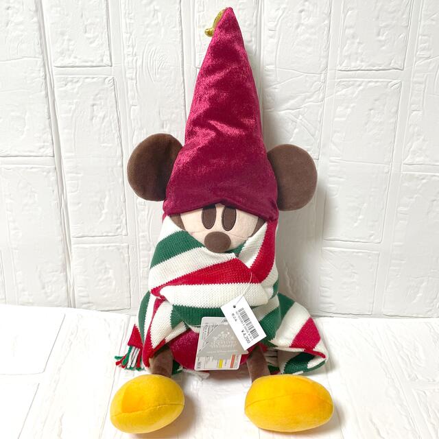 Disney(ディズニー)のディズニー　リルリンリン　ぬいぐるみ　クリスマス　2021 ミッキー エンタメ/ホビーのおもちゃ/ぬいぐるみ(キャラクターグッズ)の商品写真