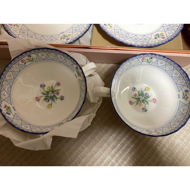 Noritake(ノリタケ)のノリタケ　オランジュリー　カップ＆ソーサー　２客　箱付き　新品未使用 インテリア/住まい/日用品のキッチン/食器(食器)の商品写真