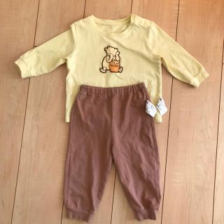 ユニクロ(UNIQLO)のUNIQLO ルームウェア80  プーさん(パジャマ)