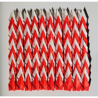 紅白 鶴 折り紙 100羽セット ハンドメイド(型紙/パターン)