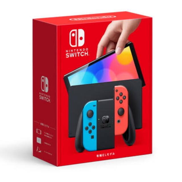 Nintendo Switch(ニンテンドースイッチ)のニンテンドースイッチ　有機EL エンタメ/ホビーのゲームソフト/ゲーム機本体(家庭用ゲーム機本体)の商品写真