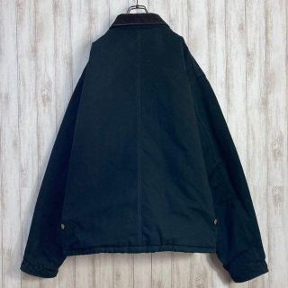 カーハート ダック オールド 襟コーデュロイ 裏キルティング ワーク ジャケット