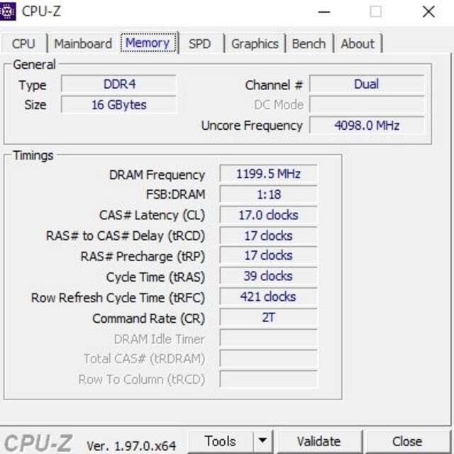 メモリ crucial 16GB (8Gx2) DDR4-2400 #170 3
