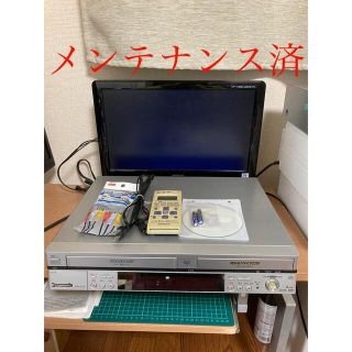 パナソニック(Panasonic)の【リモコン付】【メンテナンス済】Panasonicビデオデッキ　DMR-E70V(DVDレコーダー)