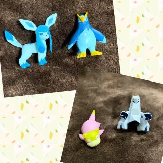 ポケモン(ポケモン)の吉野家 ポケ盛り ポケモン フィギュア 4体セット(ゲームキャラクター)