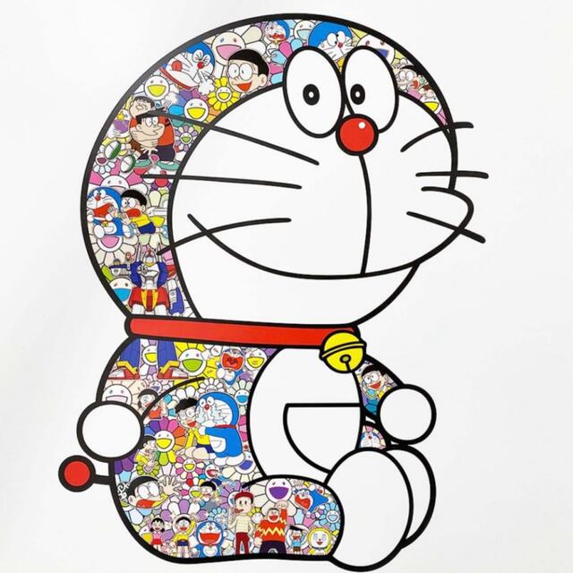 新品未使用購入場所おすわりドラえもん「毎日大変だよ、のび太くん」(ポスター作品)