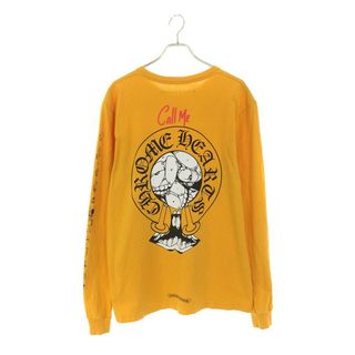 クロムハーツ(Chrome Hearts)のクロムハーツ PPO mustard LS MATTY BOYバックプリント長袖カットソー  メンズ L(Tシャツ/カットソー(七分/長袖))