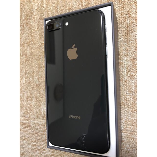 iPhone8 Plus  128GB  スペースグレイ　simフリースマートフォン/携帯電話