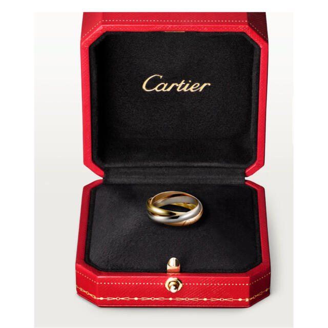 Cartier(カルティエ)の【ミヤケ様専用】Cartier カルティエ トリニティリングSM 8号 レディースのアクセサリー(リング(指輪))の商品写真